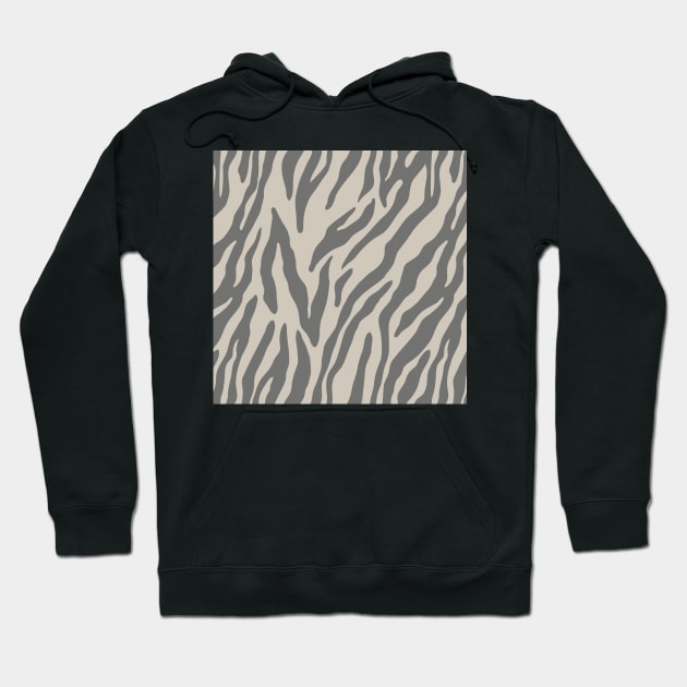 Zebra Print Hoodie by Rosemogo